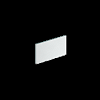 Экран прямоугольный RIVA  720х450х18мм, Белый