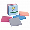 Самоклеящийся блок 3M Post-it Super Sticky 654-5SSNRP, 76х  76, 90л, ЭКО, Тропик, 5шт/уп