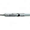 Маркер для доски PENTEL MWL5S-A Maxiflo, жидкие чернила, круглый наконечник, кнопка подкачки чернил, 4.0мм, черный