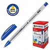 Ручка шариковая BRAUBERG Rite-oil, 0.7мм, корпус прозрачный, чернила на масляной основе, синяя