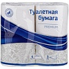 Бумага туалетная OfficeClean Premium, 3-слойная, 4рул/уп, тиснение, белая