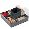Лоток-сортировщик DURABLE 3386-58, COFFEE POINT CASE, темно-серый
