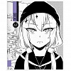 Тетрадь предметная Lamark, 24 л, выборочный УФ-лак, клетка, серия Manga, Физика