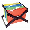 Подставка для подвесных папок BRAUBERG А4/Foolscap, до 40 папок, черная
