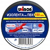 Изолента UNIBOB, ПВХ, 19мм х 20м, черная