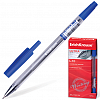 Ручка шариковая ERICH KRAUSE Ultra L-10, 0.7мм, корпус прозрачный, на масляной основе, синяя