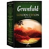 Чай черный GREENFIELD Golden Ceylon, 200г, листовой