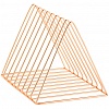 Подставка-сортер для бумаг и писем MESHU Rose Gold, 10 секций, металл, розовое золото