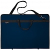 Папка-портфель Lamark  А2, 1 отделение, карман внутри, на молнии, с ручками, съемный ремень, синий
