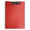 Папка-планшет  А4, пластик 1.2мм, с верхним зажимом, красная