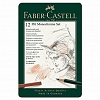 Набор художественных изделий Faber-Castell Pitt Monochrome, 12 предметов, в металлической коробке