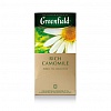 Пакетированный чай травяной GREENFIELD Rich Camomile 25х2г, алюминиевый конверт