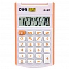 Калькулятор карманный 8 разр. Deli 39217, 105х63х15мм, оранжевый