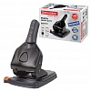 Дырокол BRAUBERG Heavy duty до 65л, мощный, эргономичный, черный