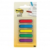 Закладки-стрелки 3M Post-it Professional 684-ARR1, 11.9х43.2мм, клейкие, пластик, 5 класс. цветов по 20л