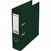 Папка-регистратор Lamark ПВХ двусторонний,  А4,  75мм, с металлическим уголком, зеленый/зеленый