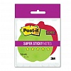 Самоклеящийся блок 3M Post-it Super Sticky 7350-APL  Яблоко, 80х80мм, 75л,  2шт/уп