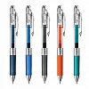 Ручка гелевая автоматическая PENTEL BL77TLE-S3 Energel Infree, резиновый упор, 0.35/0.7мм, бирюзовая