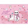 Альбом для рисования, на склейке, А4, 100г/м2, 24л, Lamark, Fashion Cat