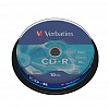 Записываемый компакт-диск в боксе CD-R VERBATIM 700МБ, 80мин, 52x,  10шт/уп, DL (43437)