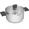 Кастрюля Rondell Quadro RDS-1596 3.1л. d=20см (с крышкой) стальной