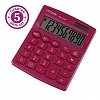 Калькулятор настольный 10 разр. CITIZEN SDC810NRPKE, двойное питание, 127х105х21мм, розовый