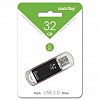 Флэш-память 32Gb Smart Buy V-Cut, USB2.0, черная