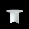 Стол для переговоров RIVA D=1100мм, H=755мм, Белый