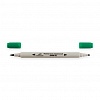"VISTA-ARTISTA" Акварельный маркер-кисть SMW-01 0.8 мм - 2 мм кисть/круглое тонкое 1 шт. Z400 изумрудный/Emerald Green