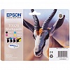 Набор картриджей EPSON C13T10854A10 для Stylus C91/T26/CX4300/TX106/TX109, 4шт/уп, replace C13T09254A10, CMYK