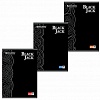 Тетрадь А4 96л, BRAUBERG Black Jack, обложка мелованный картон, скрепка, ассорти, клетка