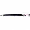 Ручка гелевая PENTEL K110-DAX Hybrid Dual Metallic, 0.5/1.0мм, гибридные чернила "хамелеон", черный + красный металлик
