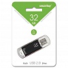 Флэш-память  32Gb Smart Buy V-Cut, USB2.0, черная