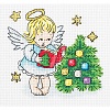 "Klart" набор для вышивания 8-272 "Рождественский ангел" 11 х 12 см