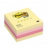 Самоклеящийся блок 3M Post-it Optima 2028-OPY, 76х76мм, 400л, "Осень", 3 цвета, желтая пастельная радуга