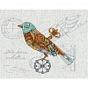 Набор для вышивания "PANNA"  M-1871   "Птица механическая" 28  х 22  см