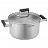 Кастрюля Rondell Bayoneta RDS-1808 5.1л. d=24см (с крышкой) стальной