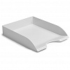 Горизонтальный лоток для бумаг СТАММ Люкс ЛТ64, А4, серый