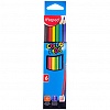 Набор цветных карандашей MAPED Color Peps, 6цв, корпус трехгранный, заточенные