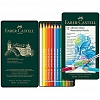 Набор цветных карандашей акварельных художественных Faber-Castell Albrecht Durer, 12цв, в металлической коробке
