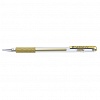 Ручка гелевая PENTEL K118-X Hybrid gel Grip, резиновый упор, 0.8мм, гибридные чернила, золотая