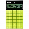 Калькулятор настольный 12 разр. BERLINGO Power TX двойное питание, 165х105х13мм, зелёный