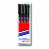 Набор маркеров для пленок EDDING E-140 S/4 ОНР, 0.3мм, 4 цвета