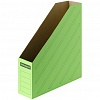 Вертикальный лоток для бумаг микрогофрокартон OfficeSpace, ширина  75мм, до 700л, зеленый