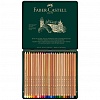 Набор цветных карандашей пастельных Faber-Castell Pitt Pastel, 24цв, в металлической коробке