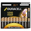 Батарейка DURACELL AA/LR6/MN1500, 1.5V, Basic, алкалиновая, 18шт/уп