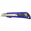 Нож канцелярский  18мм, Lamark, металлические направляющие, фиксатор, покрытие soft touch, цвет ассорти