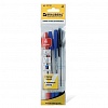 Шариковые ручки в наборе BRAUBERG Line, прозрачный корпус, синяя (2шт.), черная, красная, 0.7 мм, 4шт/уп