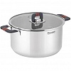 Кастрюля Rondell Stripes RDS-1638 5.2л. d=24см (с крышкой) стальной