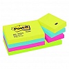 Самоклеящийся блок 3M Post-it Classic 653-TF, 38х51мм, 100л, "Прилив энергии", 12шт/уп